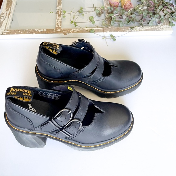 NEW Dr. Martens Platform Heel Mary Jane - Picture 7 of 13